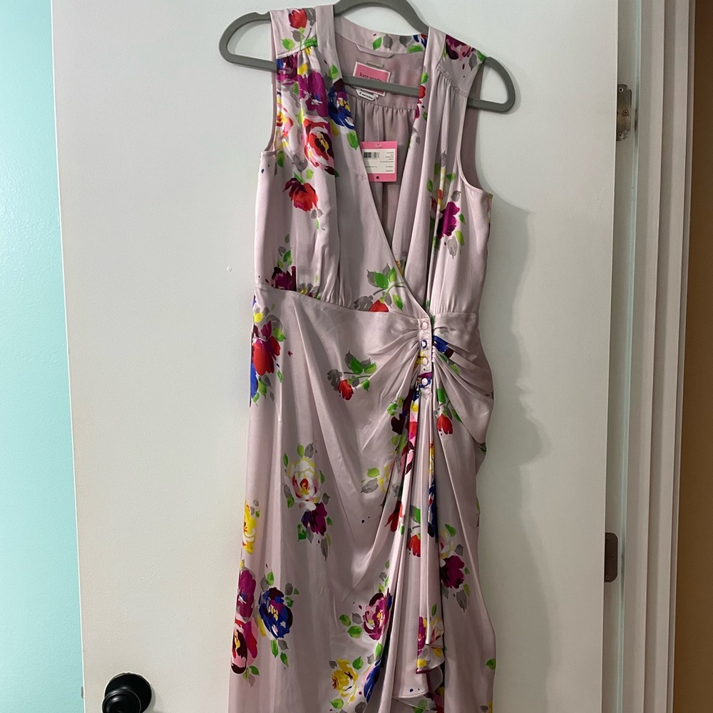 100% silk Kate Spade Pressed Flowers dress